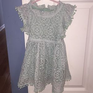 Lace mint dress- never worn